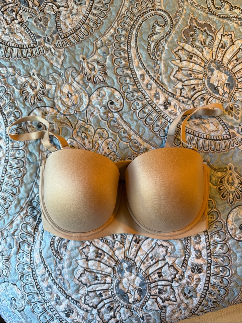 aerie Strapless Convertible Bra - Beige